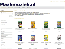 Tablet Screenshot of maakmuziek.nl
